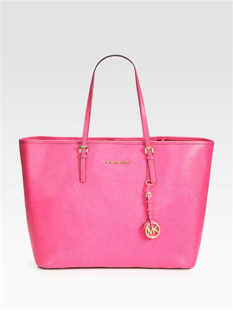 michael kors pk|michael kors hot pink handbags.